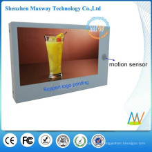 Reproductor de publicidad LCD de 7 pulgadas con sensor de movimiento